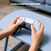 NEWDERY Joystick Replacement Grip Caps for PS5/PS4 Controller | Silicone Thumb Grip Cap Replacement Set, Anti-Slip Design, Compatible with PS5/PS4 Controller, Black, 10-Pack
