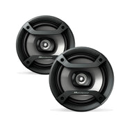 Pioneer F-Series TS-F1634R 6.5" 2-Way Coaxial Car Speakers 200W Max | Great Factory Speaker Replacement, Balanced Sound + Smooth Treble, High-Efficiency Speaker Designed for OEM Power