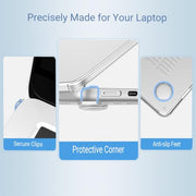 MOSISO Compatible with MacBook Air 13 inch Case M5 2026 M4 M3 M2 2025-2022 | A3449 A3240 A3113 A2681, Hard Shell&Keyboard Cover&Screen Film&Type C for MacBook Air 13.6 inch Case, Crystal Clear