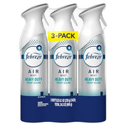 Febreze Air Mist, Air Freshener Spray, Odor Fighting Room Spray, Deodorizer for Home Bathroom Kitchen Office Apartment Dorm Room Classroom, Heavy Duty Crisp Clean Scent, 8.1oz (Pack of 3)