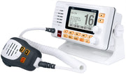 Uniden UM725G Marine VHF Radio, All USA, Canada, and Intl. Marine Channels, 1Watt/25Watt Transmit Power, Largest LCD Screen in Class, NOAA Weather Channels w/Alerts, Speaker Mic, GPS Built-in.