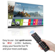 Universal for LG Smart TV Remote Control Replacement with Battery | for All LG OLED 3D Thinq TVs | 1‑Year Warranty | for AKB75095307 AKB75375604 AKB74915305 AK75675304 AKB76040302 AKB76037601