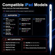 HATOKU Stylus Pen for Apple iPad 2018-2026 Magnetic for Note-Taking Drawing | 15Min Fast Charge iPad Pencil with High Precision, Tilt Sensitivity, Palm Rejection on iPad 6-11/Air/Pro/Mini, No Pairing