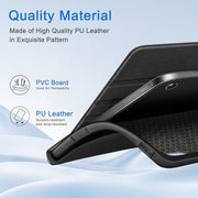 CoBak Case for Samsung Galaxy Tab A11+ Plus 11" 2025,Black | Multi-Viewing Angles, All New PU Leather Folio Stand Cover with Auto Sleep Wake Feature for Samsung Galaxy Tab A11+ Tablet