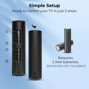 Replacement Remote for Fire Smart TV, with Voice Control | for Insignia/Toshiba/TCL/Hisense Fire Smart TV, Simple Setup, 1-Year Warranty - Not for Roku OS