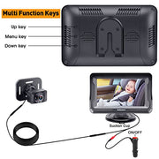 DoHonest Baby Car Camera HD 1080P: Rear Facing Car Baby Monitor Clear Image | Crystal Night Vision, Adjustable View Angle, Easy Setup, Anti-Glare Display, Safety for Kids & Infants
