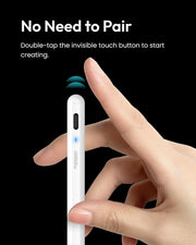 Metapen A8 Stylus Pen for iPad 2018-2026,Magnetic Attach & Palm Rejection | 4 Min Fast Charging Metal Barrel Apple Pencil,Reliable Precision & Smooth Writing Pen for iPad 6th-11th Gen Pro Air Mini