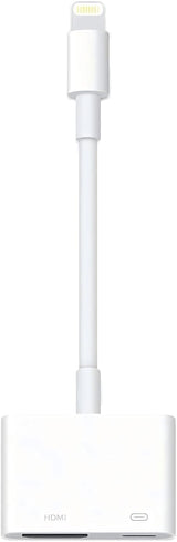 Lightning to HDMI Adapter for iPhone, [Apple MFi Certified] Digital AV Dongle, 1080P Sync Screen Cable with Lightning Charging Port for iPhone, iPad to TV/Projector/Monitor No Need Power Supply