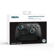 8Bitdo Ultimate 2 Bluetooth Controller for Switch 2, Switch & Windows,Black | TMR Joysticks, Switchable Hall Effect/Tactile Triggers, Charging Dock, Vibration and Motion Control, 2 Pro-level back buttons