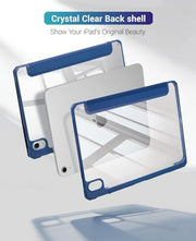 CoBak Case for iPad (A16) 11th Generation, iPad 10th Gen Cover,Dark Blue | Protective Multi-Angle Stand Cover with Portrait Mode, Pencil Holder, Auto Wake/Sleep, Case for iPad 11/10.9 Inches 2025/2022