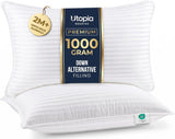 Utopia Bedding Hotel Bed Pillows for Sleeping, Pillows Queen Size Set of 2