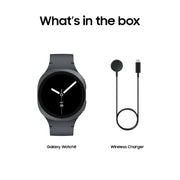 Samsung Galaxy Watch 8 40mm Bluetooth Smartwatch, Cushion Design, Quick Button, Sleep Coaching, Now Bar, Running Coach, Energy Score, Graphite [US Version, Amazon Exclusive 2Yr Warranty]