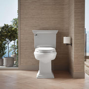 KOHLER Cachet ReadyLatch Elongated Slow Close Toilet Seat, White | 4636-RL-0, Quiet Lid, Contoured Grip-Tight Bumpers Installation Hardware, Apartment Essentials