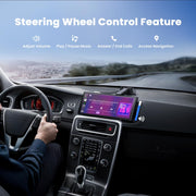 9.26" Wireless Portable Carplay Screen for Apple Car Play Android Auto OTA | 1600x600 IPS Touchscreen with OTA Updates, Backup Camera, Mirror Link, Bluetooth 5.0, Voice Control, GPS Navigation, FM
