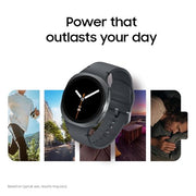 Samsung Galaxy Watch 8 40mm Bluetooth Smartwatch, Cushion Design, Quick Button, Sleep Coaching, Now Bar, Running Coach, Energy Score, Graphite [US Version, Amazon Exclusive 2Yr Warranty]