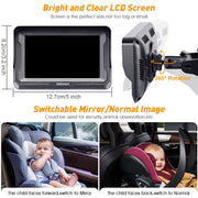 DoHonest Baby Car Camera HD 1080P: Rear Facing Car Baby Monitor Clear Image | Crystal Night Vision, Adjustable View Angle, Easy Setup, Anti-Glare Display, Safety for Kids & Infants