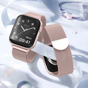 Original Stainless Steel Mesh Loop Compatible with Apple Watch Bands Women | Men 38mm 40mm 41mm 42mm 44mm 45mm 46mm 49mm, Magnetic Clasp for iWatch Bands Series 12 11 10 9 8 7 6 5 4 Ultra SE 3 2 1