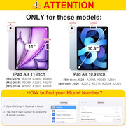 Fintie Clear Case for iPad Air 11-inch & iPad Air 5th/4th Generation 10.9"