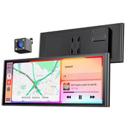 9.26" Wireless Portable Carplay Screen for Apple Car Play Android Auto OTA | 1600x600 IPS Touchscreen with OTA Updates, Backup Camera, Mirror Link, Bluetooth 5.0, Voice Control, GPS Navigation, FM