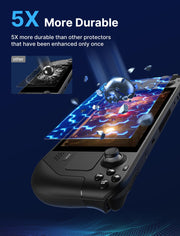 JSAUX 2-Pack Ultra HD Screen Protector for Steam Deck OLED/LCD | with Guide Frame, Easy to Install, 99.99% Clarity, Full-Screen Coverage, 9H Glass, Anti-Fingerprint, Scratch Resistant