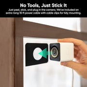 WYZE Window Camera, WiFi Indoor Security Cam, Anti-Glare Color Night Vision