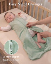 Yoofoss Baby Sleep Sack 0-6 Month 0.5TOG 100% Organic Cotton 2-Way Zipper | Wearable Blankets Toddler Sleeping Sack 3 Pack, Comfy Soft Lightweight