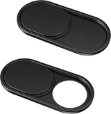 CloudValley Laptop Camera Cover Slide, Metal 0.023 Inch Ultra-Thin, 2 Packs | Web Webcam Cover for MacBook Pro / Air, Laptop, iMac, iPad, iPhone 8/7, Computer Accessories, Privacy Protection, Black