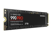Samsung SSD 990 PRO 2TB, PCIe 4.0 M.2 2280, Up to 7,450 MB/s | NVMe Internal Solid State Hard Drive for High End Computing, Gaming, and Heavy Duty Workstations, (MZ-V9P2T0B/AM)