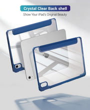 CoBak Case for iPad (A16) 11th Generation, iPad 10th Gen Cover,Dark Blue | Protective Multi-Angle Stand Cover with Portrait Mode, Pencil Holder, Auto Wake/Sleep, Case for iPad 11/10.9 Inches 2025/2022