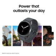 Samsung Galaxy Watch 8 40mm Bluetooth Smartwatch, Cushion Design, Quick Button, Sleep Coaching, Now Bar, Running Coach, Energy Score, Graphite [US Version, Amazon Exclusive 2Yr Warranty]
