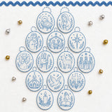 🧵Beginner-Friendly DIY Heirloom Oval Embroidery Ornament Kit Collection | Complete Kit with All Tools & Step-by-Step Guide Included 💕