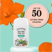 Poo-Pourri Before-You-Go Pocket Toilet Spray, Beach Bum, 1 Fl Oz | Travel Essentials On-The-Go Bathroom Odor Deodorizer with Essential Oils, Up to 50 Uses, TSA Approved, Coconut Orchid Scent