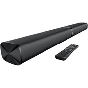 Assistrust Sound Bar for Smart TV, Soundbar with Bluetooth/ARC/Opt/AUX Connect, Auto Volume Boost, 3 Equalizer Modes, 2 in 1 Detachable Soundbar for TV/PC/Gaming/Projectors