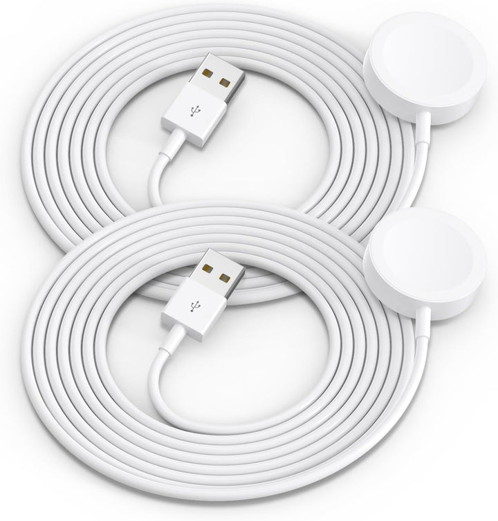 Amasuki 2Pack Upgraded for Apple Watch Charger USB Magnetic Wireless Fast iWatch Charger Portable Compatible with iWatch Ultra/Series 11/10/9/8/7/6/SE/SE2/5/4/3/2/1-[3.3FT]