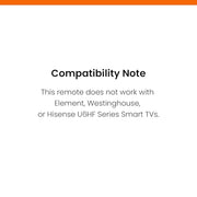Replacement Remote for Fire Smart TV, with Voice Control | for Insignia/Toshiba/TCL/Hisense Fire Smart TV, Simple Setup, 1-Year Warranty - Not for Roku OS