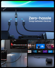 Silkland 8K HDMI Extension Cable 3.3FT HDMI Extender 2.1, 8K@60Hz 4K@120Hz