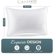 Utopia Bedding Hotel Bed Pillows for Sleeping, Pillows Queen Size Set of 2