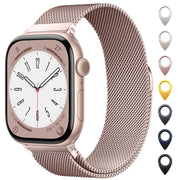 Original Stainless Steel Mesh Loop Compatible with Apple Watch Bands Women | Men 38mm 40mm 41mm 42mm 44mm 45mm 46mm 49mm, Magnetic Clasp for iWatch Bands Series 12 11 10 9 8 7 6 5 4 Ultra SE 3 2 1