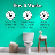 Poo-Pourri Before-You-Go Pocket Toilet Spray, Beach Bum, 1 Fl Oz | Travel Essentials On-The-Go Bathroom Odor Deodorizer with Essential Oils, Up to 50 Uses, TSA Approved, Coconut Orchid Scent