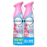 Febreze Air Mist, Air Freshener Spray, Odor Fighting Room Spray, Deodorizer for Home Bathroom Kitchen Office Apartment Dorm Room Classroom, Downy April Fresh Scent, 8.1oz (Pack of 2)
