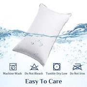 JOLLYVOGUE Pillows Standard Size Set of 2, Cooling and Firm Pillows with Oeko-Tex Certified Down Alternative Filling for Side, Back, and Stomach Sleepers, Hotel Collection