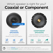 Pioneer A-Series Plus TS-A1681F 6.5" 4-Way Coaxial Car Speakers 350W Max | Ideal Factory Upgrade, Balanced Sound + Smooth Treble, Enhanced Bass, Installation Adaptors Included