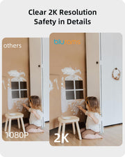 blurams Security Camera, 2K Indoor Camera 360° Pet Camera for Home Security | Motion Tracking, Dual-Band WiFi6, 2-Way Audio, IR Night Vision, Siren, Compatible with Alexa & Google Assistant