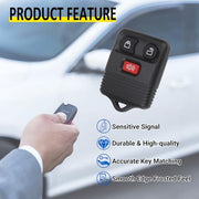 Vurkcy Keyless Entry Remote Key Fob Compatible with Ford F150 F250 F350 Escape Expedition Explorer Ranger, Lincoln, Mercury, Mazda and More, Replacement for CWTWB1U331 CWTWB1U345, 3 Button (Pack of 2)