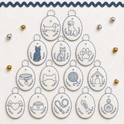 🧵Beginner-Friendly DIY Heirloom Oval Embroidery Ornament Kit Collection | Complete Kit with All Tools & Step-by-Step Guide Included 💕