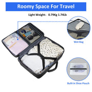 Taygeer Travel Laptop Backpack for Men, Airplane Approved Travel Backpack | 15.6inch Laptop Backpacks with Water Bottle Pocket, Lightweight College 35l Luggage Bookbag Gifts for Business Work, Black