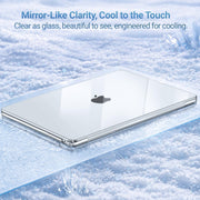 MOSISO Compatible with MacBook Air 13 inch Case M5 2026 M4 M3 M2 2025-2022 | A3449 A3240 A3113 A2681, Hard Shell&Keyboard Cover&Screen Film&Type C for MacBook Air 13.6 inch Case, Crystal Clear