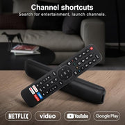Universal for Hisense TV Remote Replacement | Fully Compatible with All Hisense Smart TVs | 1‑Year Warranty | Original Design with All Functional Buttons Intact