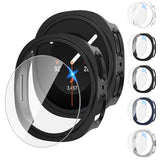 Tensea [5+5Pack for Samsung Galaxy Watch 8/9 Screen Protector Case 44mm | Hard PC Bumper/HD Tempered Glass Protective Film Accessories, Face Cover Set, Galaxy Watch 8/9 44 mm Case for Women Men