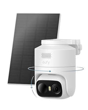 eufy Security eufyCam C37, Solar Cameras Wireless Outdoor,2K Resolution | 360° Pan & Tilt AI Tracking, Human/Pet/Vehicle Detection, Flexible Solar Panel, Color Night Vision, No Monthly Fee